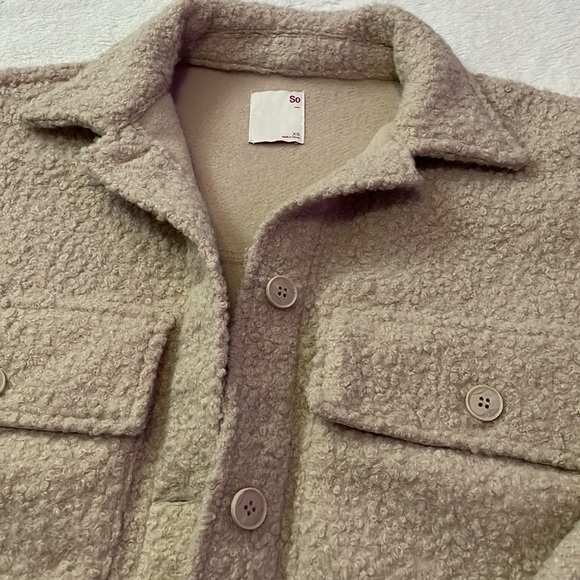 Cropped Sherpa jacket - Picture 2 of 3